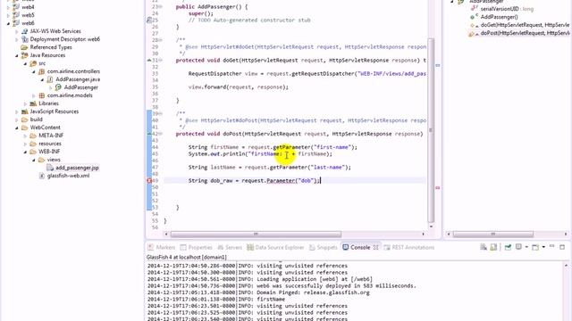 Processing submitted form data - (14 of 83) - Java EE Video Course смотреть онлайн