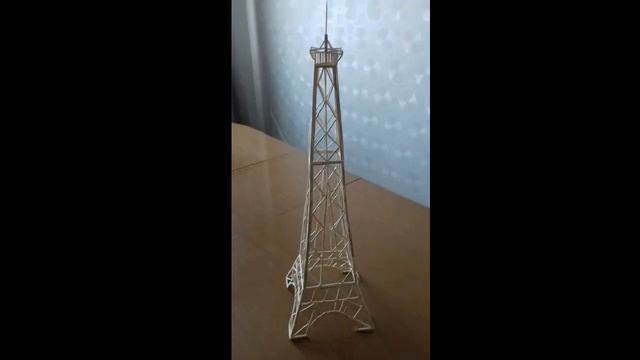 КАК МОЖНО СДЕЛАТЬ EIFFEL TOWER ИЗ СПИЧЕК смотреть онлайн