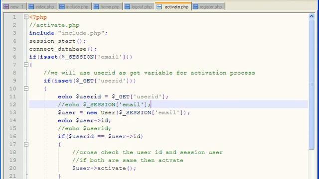Log In System With Email Activation 7 смотреть онлайн