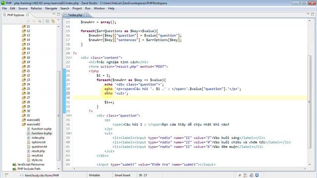 Tự học PHP - 33 PHP Array - 14 Exercise 02 - Part 2 смотреть онлайн