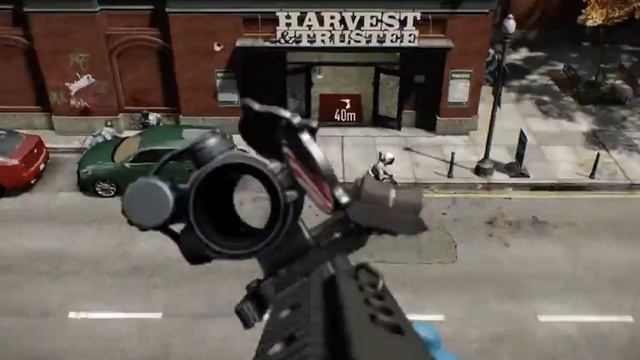 PayDay 2:Обзор на снайперскую винтовку Thanatos.50cal