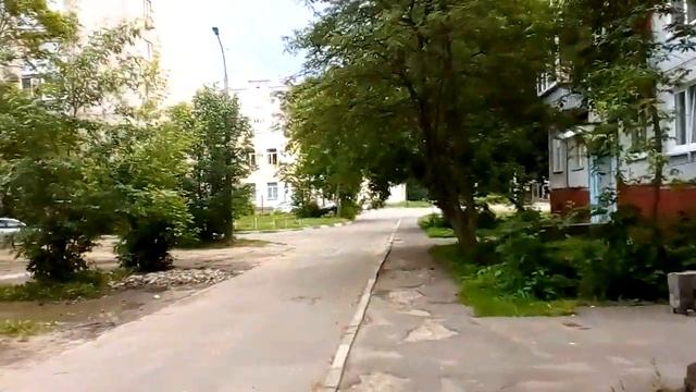 Балашиха 2596 микрорайон Заря, улица Маршала Батицкого, улица Гагарина лето день смотреть онлайн