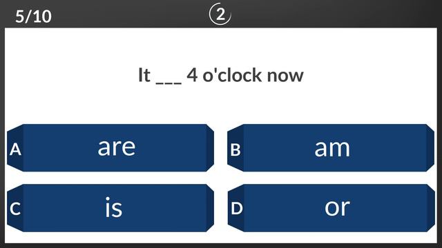 Grammar Quiz | Present Simple Quiz | Verb BE (Am/Is/Are) # 3 смотреть онлайн