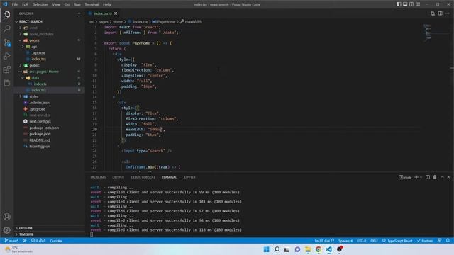 Como fazer um componente de busca e filtro (searchbar) com React? (fácil e simples) смотреть онлайн