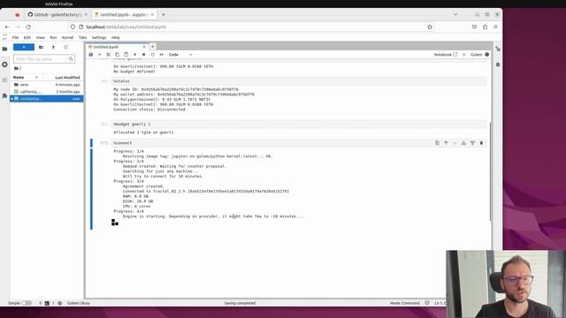 Jupyter on Golem: Demo Walkthrough смотреть онлайн