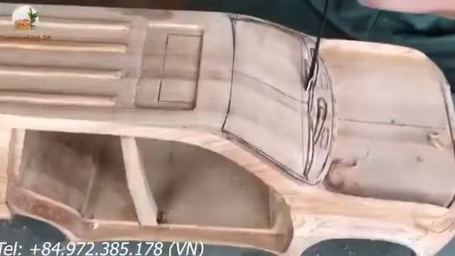 #Woodcarving Разьба по дерезу-Toyota Prado Land Cruiser 2020 новая модель искусство деревообработки смотреть онлайн