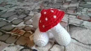 Мухомор крючком. Гриб крючком. Подробный МК (часть 2).