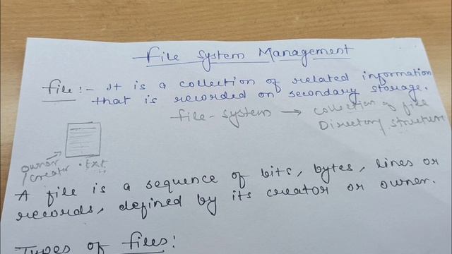 Introduction to File System Management | File Types смотреть онлайн