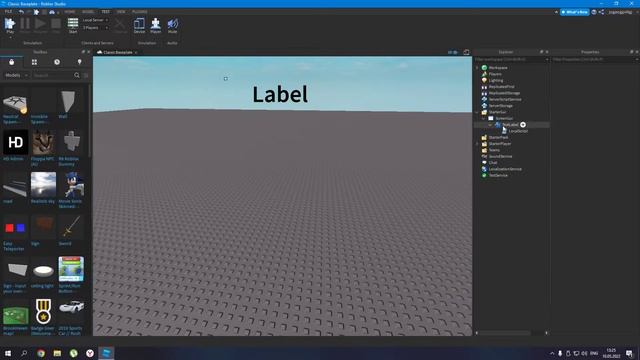 КАК СДЕЛАТЬ ЧТОБЫ ТЕКСТ МЕНЯЛ ЦВЕТ В ROBLOX STUDIO? смотреть онлайн