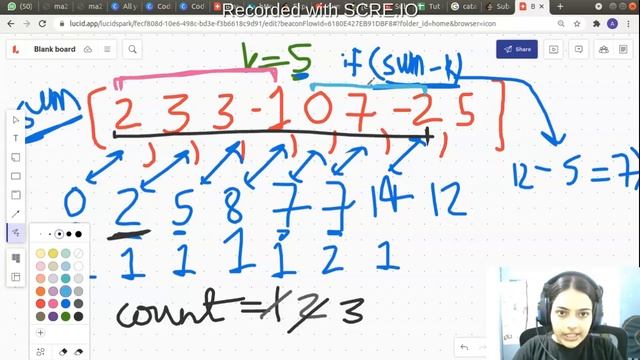 Leetcode 560. Subarray Sum Equals K смотреть онлайн