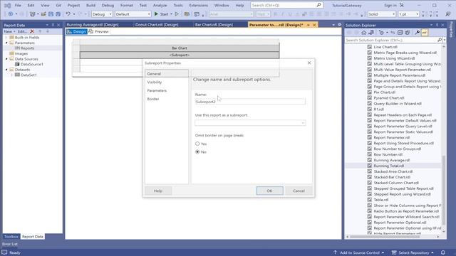 SSRS Tutorial - Use Reports as a Parameter Value смотреть онлайн
