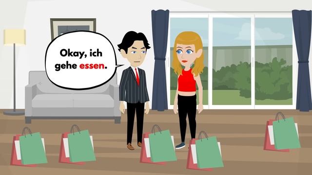 Deutsch lernen | Mias Mann hat sein ganzes Geld verloren | Wortschatz und wichtige Verben смотреть онлайн