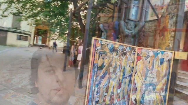 Мозаичный дворик в СПБ на улице Чайковского. Работа художника Владимира Лубенко и его учеников. смотреть онлайн