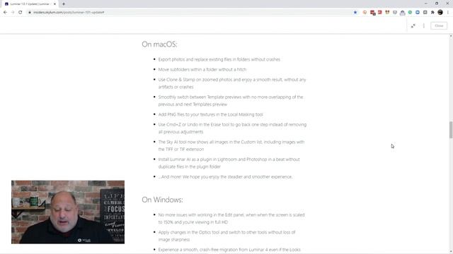 Luminar Coffee Break: What's new with Luminar AI 1.0.1 Update смотреть онлайн