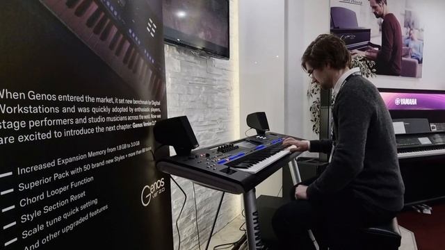 Yamaha Genos | Organ Demo | Toccata & Fugue in D Minor - J.S Bach (Excerpt) | Rimmers Music смотреть онлайн