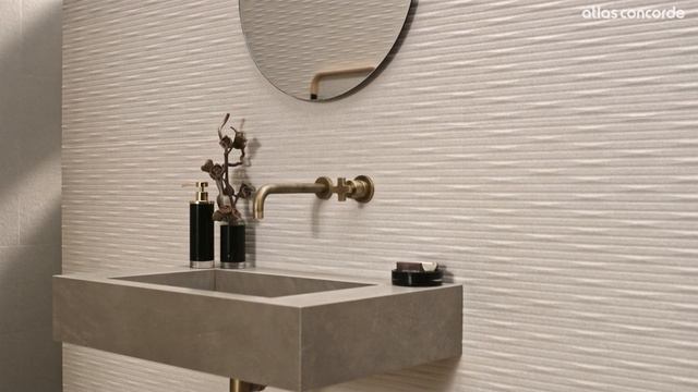 3D Whittle Bathroom | 3D Wall tiles | 3D WALL CARVE by Atlas Concorde смотреть онлайн