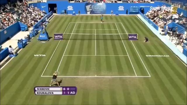 Ana Ivanovic vs Klara Koukalova Birmingham 2014 Highlights смотреть онлайн