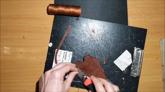 Как сшить ножны из кожи без специального инструмента. How to sew a sheath for a knife without tools смотреть онлайн