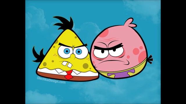 SpongeBob sings The Angry Birds Rap (AI Cover) смотреть онлайн