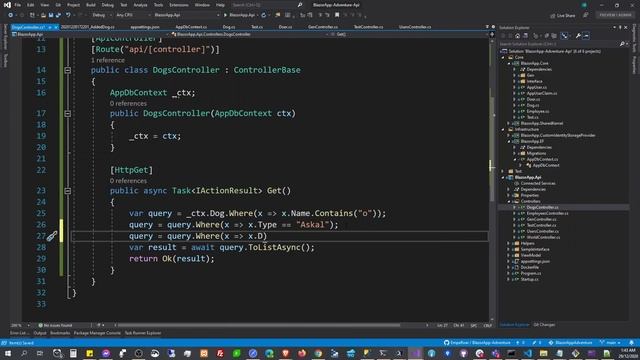 Making Basic Query to Entity Framework EF #entityframework #ef #dotnet смотреть онлайн