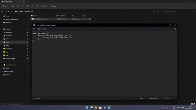 How to create a simple Java class for beginners смотреть онлайн