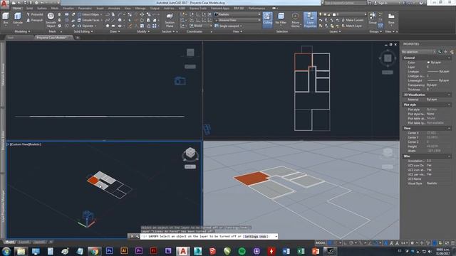 AutoCad 3D House Modeling смотреть онлайн
