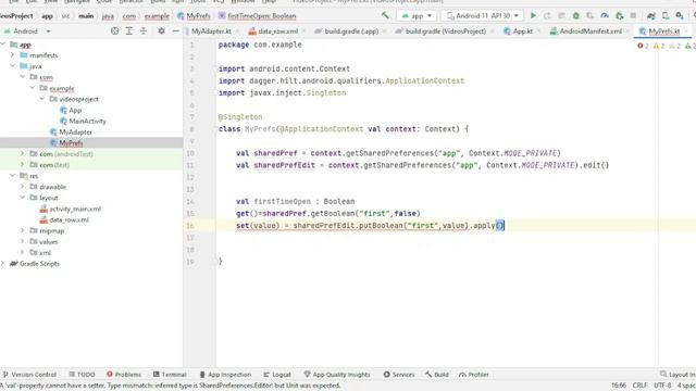 Shared Preferences Efficient Code with Inline Functions in Kotlin | Android Studio смотреть онлайн