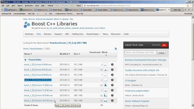 Boost libraries for MS VC++ смотреть онлайн