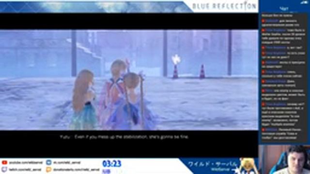 [Blue Reflection]: Знакомство с игрой (Blind, Hard) смотреть онлайн