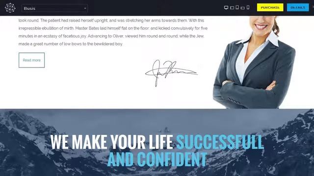 Busis — Clean Multipurpose Business and Corporate Responsive WordPress Theme смотреть онлайн