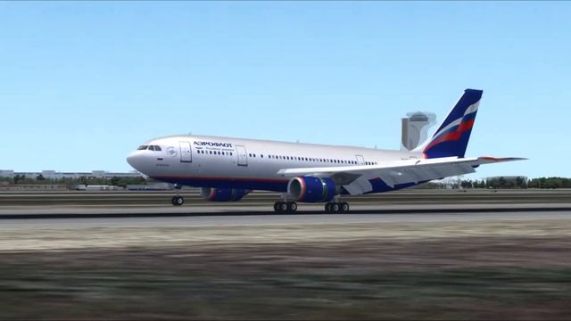 Airbus A300 Landing In Heydar Aliyev International Airport (UBBB), Rwy 34