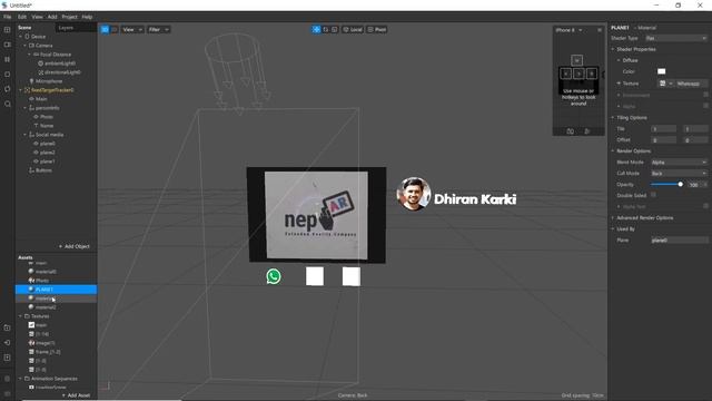 Spark AR Tutorial | How to Make Augmented reality Business card | [Instagram & Facebook] смотреть онлайн