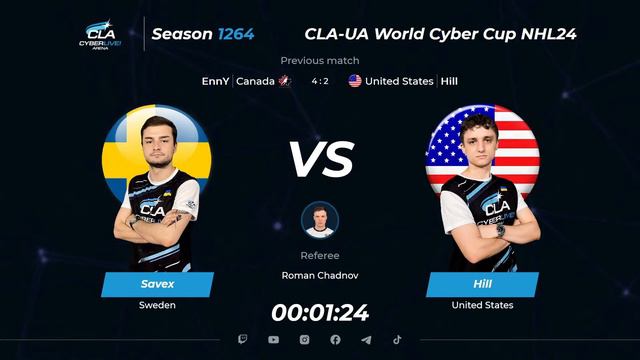 04.01.2024 ► CLA-UA World Cyber Cup смотреть онлайн
