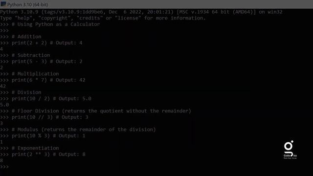 Module 1: Python as a Calculator - Perform Math Operations with Ease! смотреть онлайн