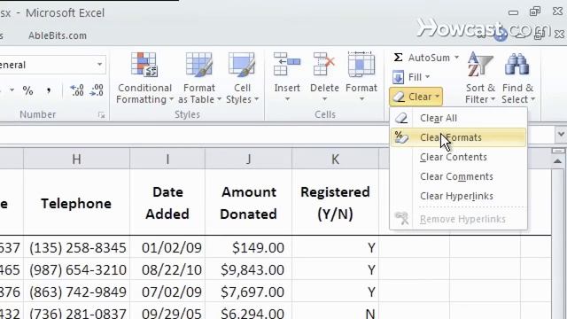 How to Use the Clear Functions | Microsoft Excel смотреть онлайн