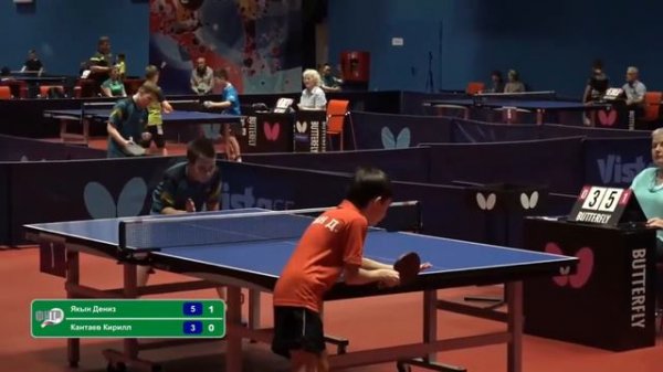 Якын Дениз - Кантаев Кирилл. Настольный теннис