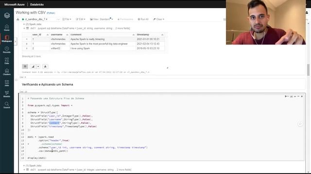 Como Ler Arquivos CSV usando Databricks + PySpark - Iniciante смотреть онлайн