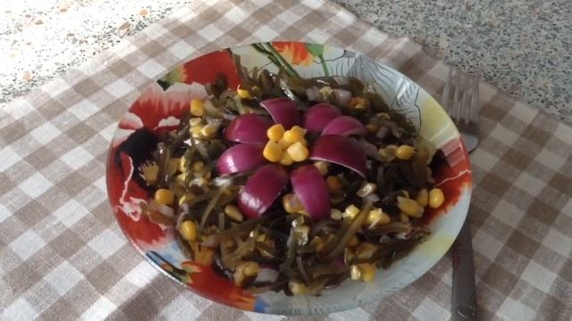 Салат из морской капусты. Жаренная тыква с мускатным орехом. Витаминная смесь смотреть онлайн