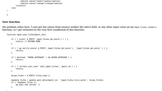 Wordpress: Values from meta-box not on $_POST смотреть онлайн