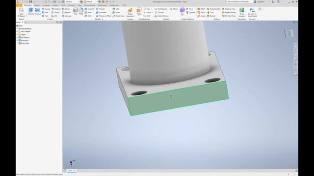 Пошаговый мастер-класс "Создание 3D модели Корпуса по чертежу в Autodesk Inventor" смотреть онлайн