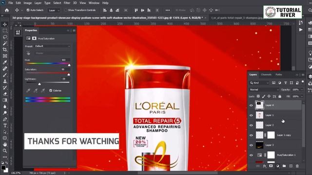 Photoshop Tutorial 2023 | Social Media Post Design | Cosmetic Product Post and Banner Design смотреть онлайн