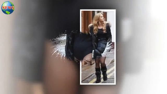 Ola Jordan puts on racy display in skimpy black leotard and fishnet tights as she goes- смотреть онлайн