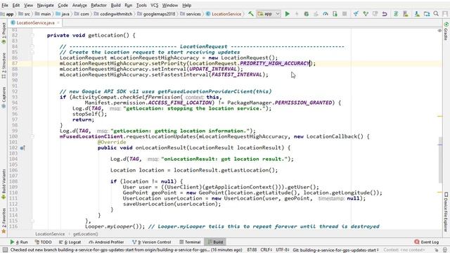 Building a Service for GPS Updates смотреть онлайн
