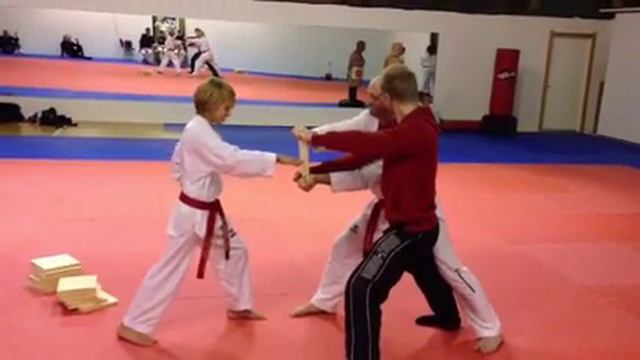 MUDO Academy black belt breaking - Nils Mårding смотреть онлайн