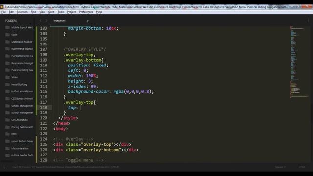 Interactive menu animation using Html,CSS & JQuery Greensock смотреть онлайн