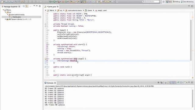 "Java Programming Tutorial" | "Super Mario Game" #6 | Game Loop смотреть онлайн