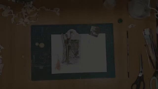 "Make Art" mixed media tag creation process. Процесс создания тега в технике микс-медиа смотреть онлайн