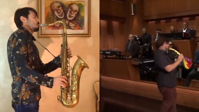 SAX-A-BOOM ?Jack Black performes (Saxophone Cover) смотреть онлайн