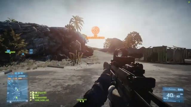 Жгучая боль ниже спины у Кости на Харке (Battlefield 3) смотреть онлайн