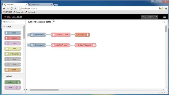 IoT Services - NodeRED Dashboard Demo смотреть онлайн